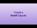 How to Create a Masterfile Scrolls Capsule
