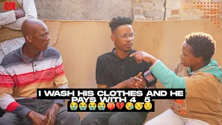 I wash his clothes and he Pays with 4_5😪😪💔💔