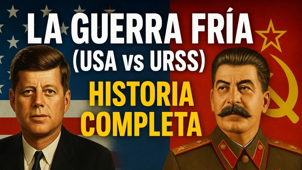 TODA la Historia de la GUERRA FRÍA (USA vs URSS) Explicada al COMPLETO | Aprende Mientras Duermes