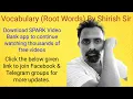 Root word Carn and Corp