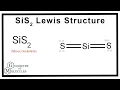 Lewis Structure of Silicon Disulphide SiS2