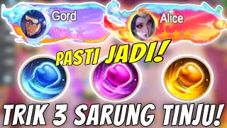 KEKUATANN 3 SARUNG TINJU AUTO MENANG!! GINI NIH CARA MAINNYA!!