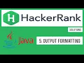 HackerRank Java Output Formatting Solution Basic Coder