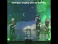 beomgyu singing take my half live