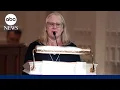 Amy Carter reads 75-year-old letter from her dad Jimmy Carter at tribute for Rosalynn Carter