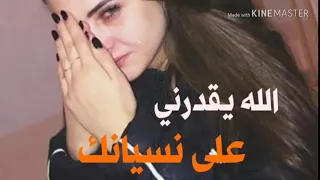 الله يقدرني علي نسيانك 