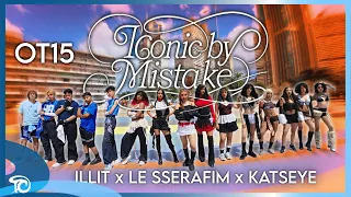 [K-POP IN PUBLIC |ONE TAKE] LE SSERAFIM (르세라핌) x ILLIT (아일릿) x KATSEYE (캣츠아이) 'ICONIC BY MISTAKE'