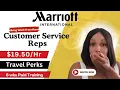 Marriott Hotels Hiring Now Entry - Level Remote Customer Support Role