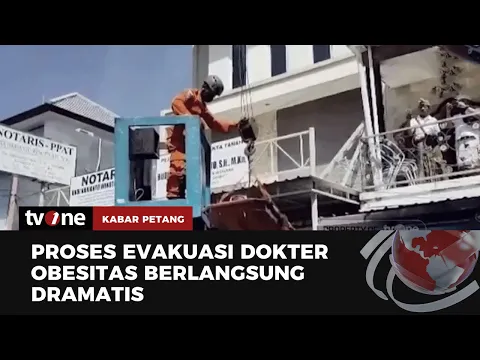 Idap Diabetes Akut dan Obesitas, Dokter Umum Dievakuasi dengan Crane dan Skylift
