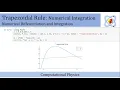 Trapezoidal Rule 1 of 2 Numerical Integration Computational Physics