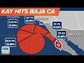 Kay Downgraded to Tropical Storm Makes Landfall on Mexico s Baja Peninsula