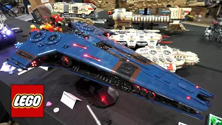 LEGO Waning Crescent & More Custom Spaceships