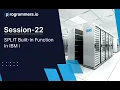 SPLIT Built-In Function In IBM i