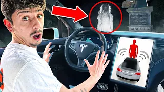 Download Driving My Tesla Through a Haunted Road MP3