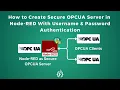 How to Create Secure OPCUA Server in Node-RED With Username Password Authentication IoT IIoT