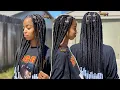 Large Knotless Box Braids With Beads Bileaf Hair