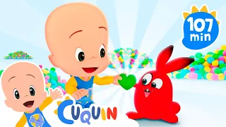 Aprenda emoções com os coelhos de Cuquin e mais vídeos 💖🐰😭  Desenhos animados para bebês