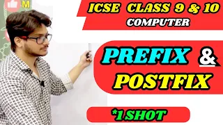 Prefix Postfix Operators in Java ICSE Class 9 10 Computer i vs i Explained