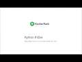 2 Python If-Else - HackerRank Practice Programs for Python