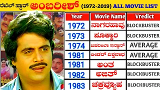 rebel star ambarish hit and flop all movies list ambarish all movie verdict antha ajith