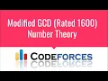 E001 Modified GCD Number Theory CodeNCode