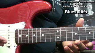 Download How To Play GIMME ONE REASON On Guitar Tracy Chapman Chords \u0026 Riffs @EricBlackmonGuitar MP3