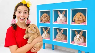 Sofia and Grandpa’s Sweet Adventure with Baby Rabbits