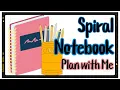 New to planning Is Spiral Notebook planning right for you