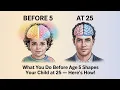 Lagu What you do before age 5 can shape who your child becomes at 25_Here's How!