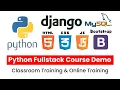 Python Full stack Course Demo Python Full stack Course in Madhapur Hyderabad Python Training