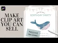 How To Create Watercolor Clipart To Sell Using Procreate - Passive Income Pt 1