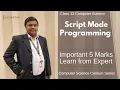 Script Mode Programming Lesson 5 Python Variables and Operators 5 Marks Class 12 Computer Science
