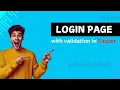 Build a Stunning Login Form with Validation in Flutter Step-by-Step Tutorial for Beginners