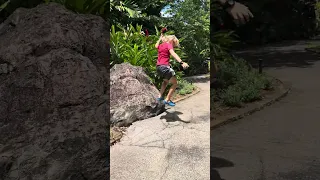 He Calls This PARKOUR… 😂