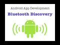 Android - Discovering Bluetooth Devices