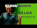 Telus International Worldwide Long-term A I Online Jobs