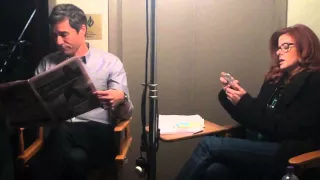 Behind the scenes with Debra Messing Eric McCormack