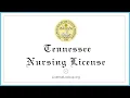 Tennessee Nursing License - What You need to get started