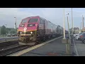 MBTA Commuter Rail Line Train Action at Framingham MA 2026