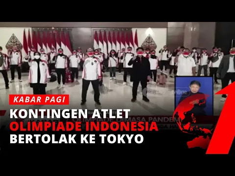 Kontingen Indonesia Berangkat ke Tokyo dari Bandara Soekarno-Hatta Pada Sabtu Malam