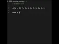 Bubble sort explained in one minute e got unsorted data and you have to sort them