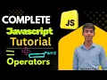 Operators in JavaScript Complete Concept for Beginners Hindi