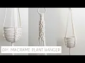 DIY MACRAME PLANT HANGER TUTORIAL INTERMEDIATE MACRAME HOW TO MAKE A PLANT HANGER