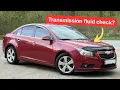 2010-2015 Chevy Cruze transmission fluid level check trick
