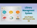 Library Management System Java Project NetBeans MySQL 2 Login Page