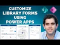 Customize SharePoint Document Library Form using Power Apps
