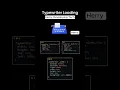 Typewriter Loading Effect with JavaScript Smooth Typing Animation