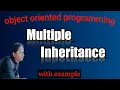 Multiple inheritance in c Opp in Hindi Urdu 2018 By Rizwan Zafar