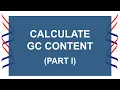 Python for Bioinformatics for Beginners Calculate GC Content of a sequence in a single fasta file