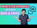 What s the difference between SMS and MMS